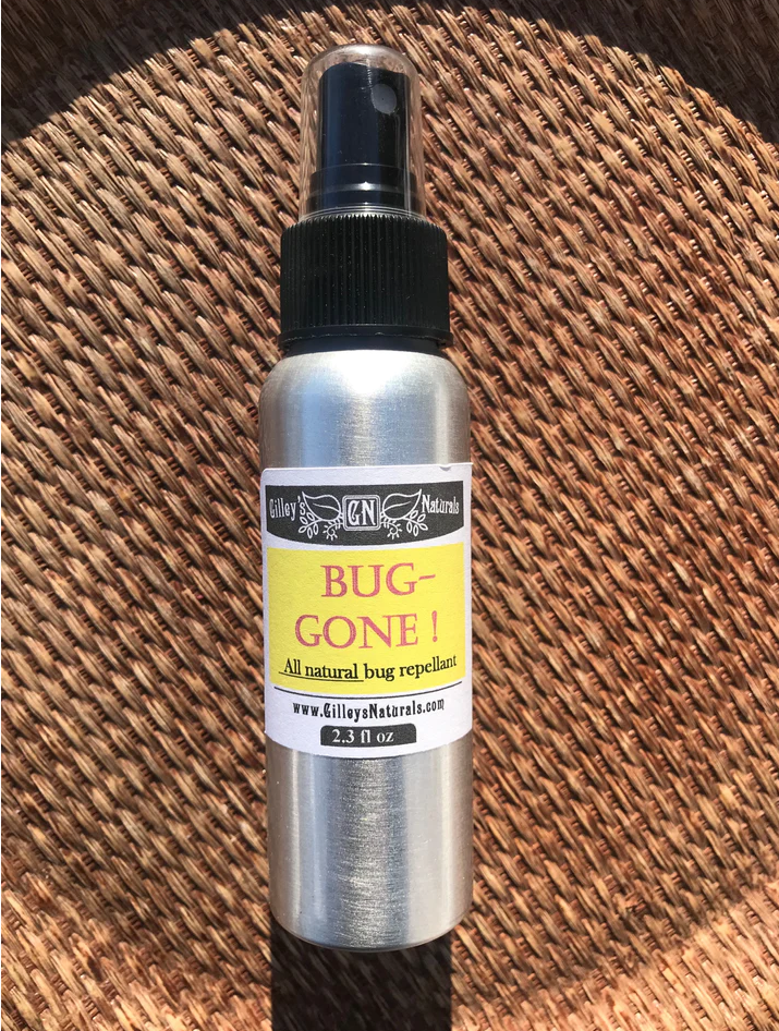Gilley's Naturals all-natural Buggone Bug Repellant made in USA